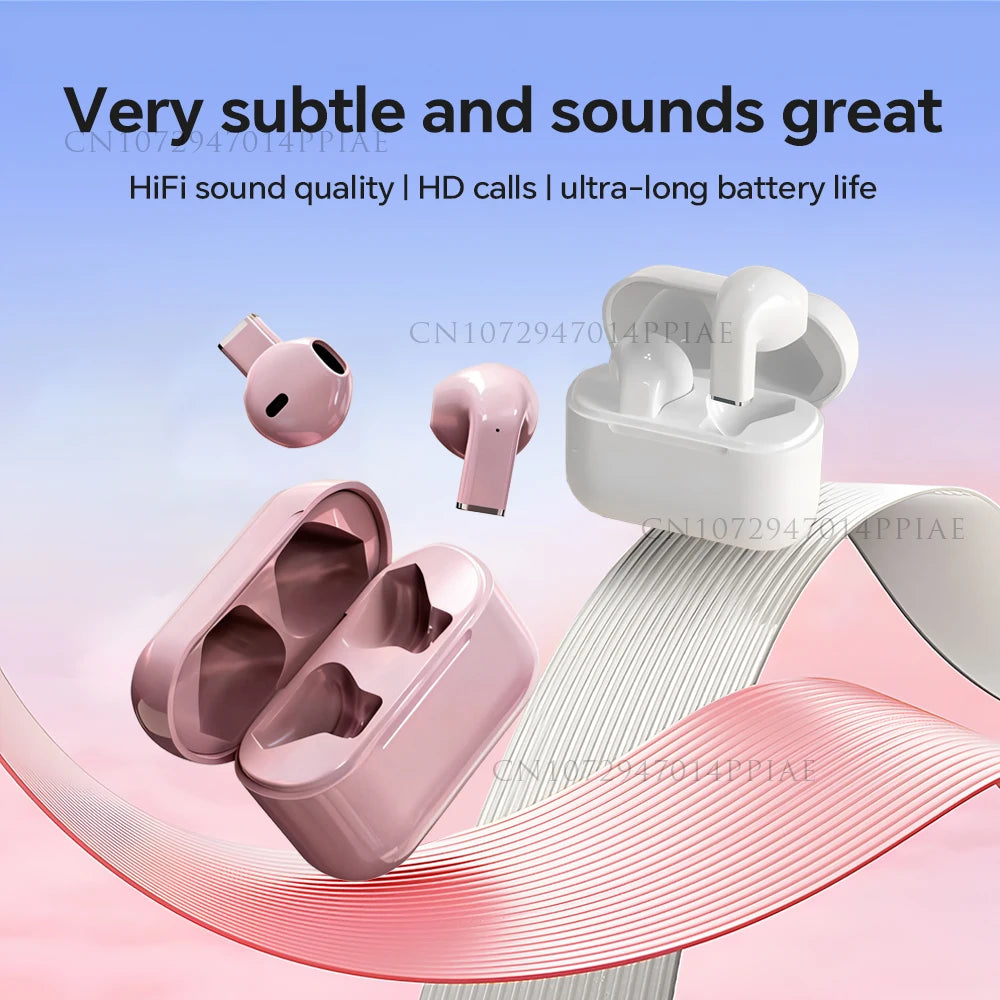 Mini Wireless Earphones Long-Lasting TWS with Noise Cancellation Headphones Extended Battery Life for Sports Bluetooth Earbuds
